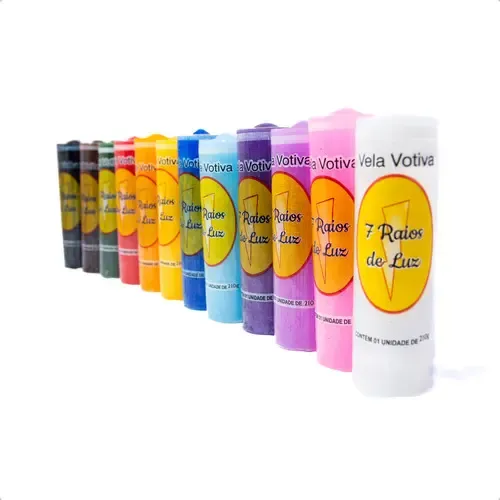 Kit 10 velas de 7 dias